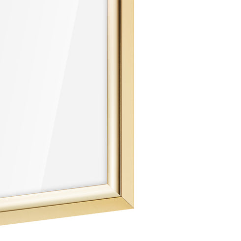Set Of 6 Gold Metallic Frames 50x70cm